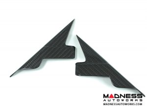 Alfa Romeo 4C Carbon Fiber Interior Door Triangle Cover Kit 